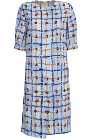 Marni Robe mi-longue asymétrique à fleurs