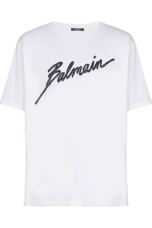 Balmain T-shirt à logo brodé