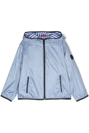 FAY Veste rayée zippée à capuche