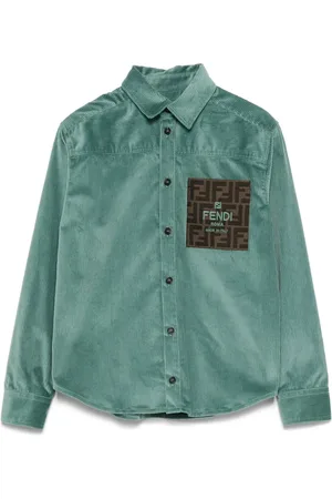 Fendi Chemise en velours côtelé