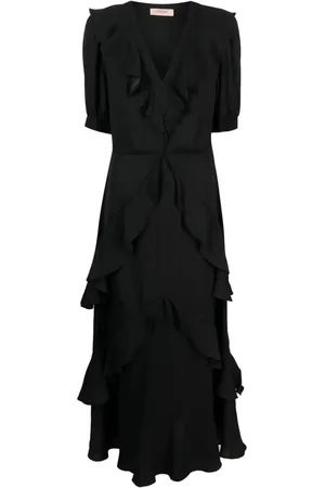 Twin-Set Robe volantée à manches courtes