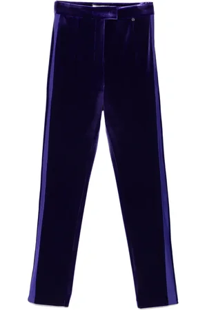 NISSA Pantalon en velours à taille haute