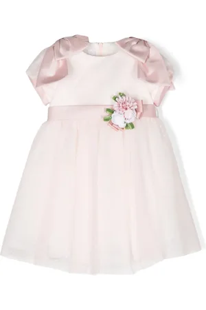 COLORICHIARI Robe à fleurs appliquées