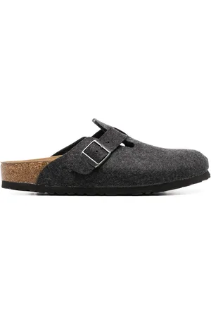Birkenstock Chaussons en laine Boston à boucles