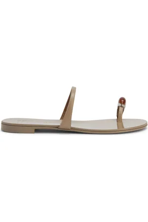 Giuseppe Zanotti Tongs Acates en cuir