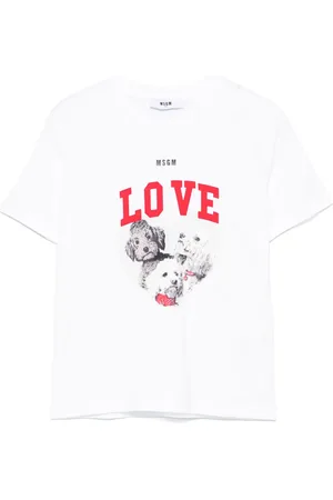 Msgm T-shirt à imprimé graphique