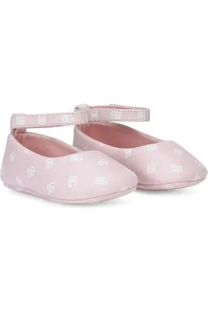 Dolce & Gabbana Ballerines en cuir à logo imprimé