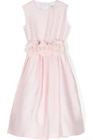 Il gufo Robe sans manches à fleurs appliquées