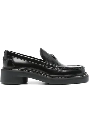 Marine Serre Mocassins 50 mm en cuir