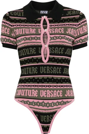 VERSACE Body rayé en jacquard