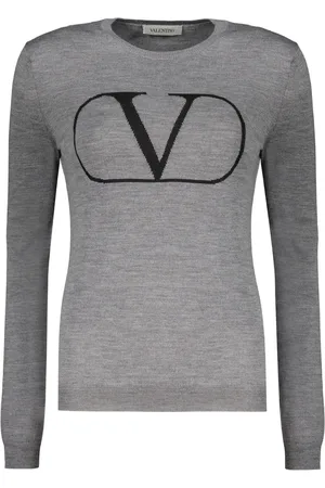 VALENTINO GARAVANI Pull à logo en intarsia