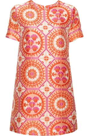 La DoubleJ Robe courte Swing à motif en jacquard