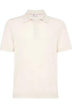 Brunello Cucinelli T-shirt à col nervuré