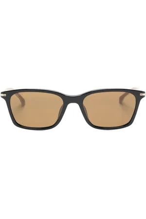HUGO BOSS Lunettes de soleil tintées à monture rectangulaire