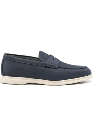 corneliani Mocassins en cuir à entaille penny