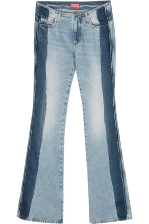 Diesel Jean évasé D-Dale à taille basse