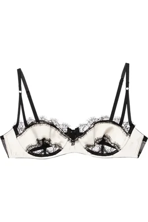 Kiki de Montparnasse Soutien-gorge à balconnets à détails en dentelle