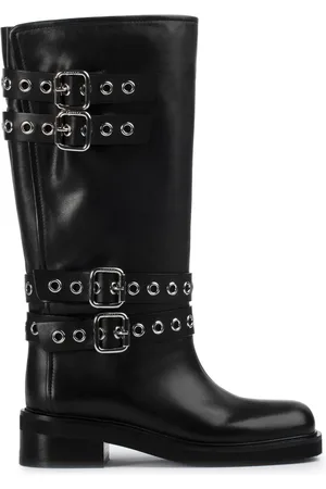 LE SILLA Bottes Harley en cuir à boucles