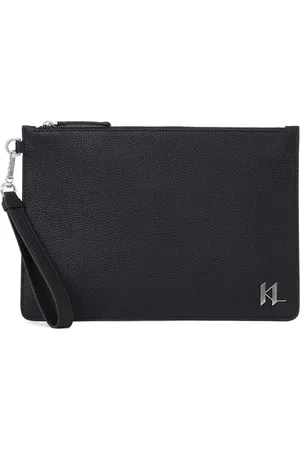 Karl Lagerfeld Pochette K/Plak en cuir