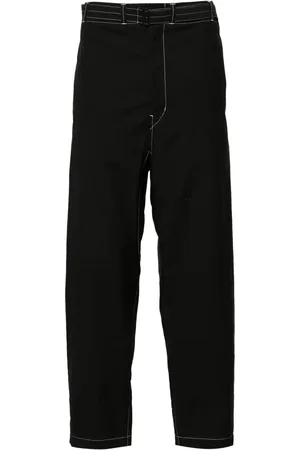 LEMAIRE Pantalon ceinturé à coutures contrastantes