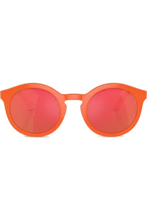 Dolce & Gabbana Lunettes de soleil rondes à logo imprimé