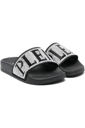 Philipp Plein Claquettes Plein à ornements en cristal