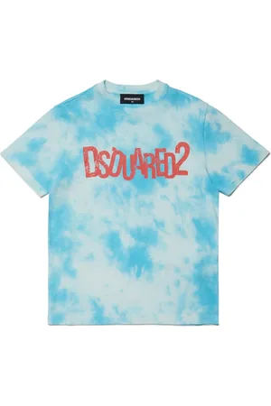 Dsquared2 T-shirt tie-dye à logo imprimé
