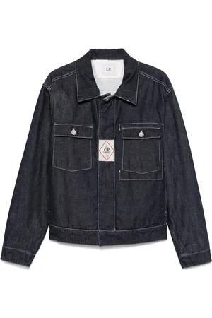 C.P. Company Veste en jean à patch logo