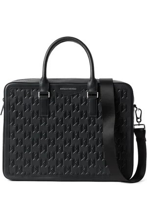 Karl Lagerfeld Porte-documents K/Loom en cuir