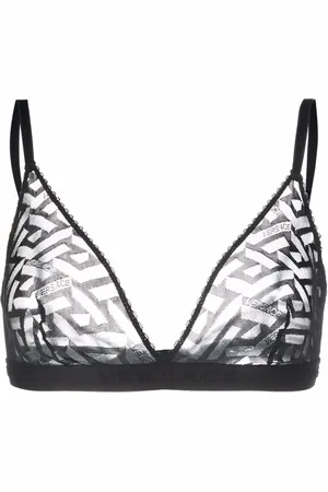 VERSACE Brassière Greca Signature en tulle