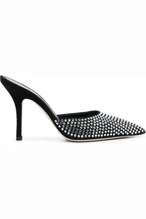PARIS TEXAS Mules Hollywood 100 mm en cuir à ornements