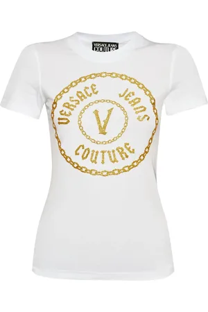 VERSACE T-shirt à logo imprimé