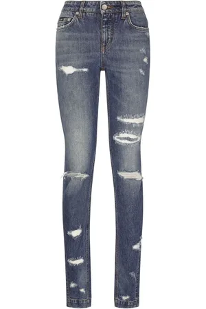 Dolce & Gabbana Jean skinny Girly à effet usé