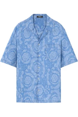 VERSACE Chemise Barocco en jean