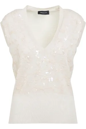 Fabiana Filippi Blouse sans manches à sequins