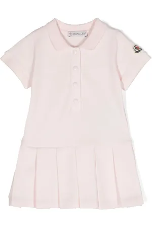 Moncler Robe plissée en piqué