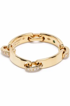 COURBET Bague CELESTE en recyclé 18ct sertie de diamants créés en laboratoire
