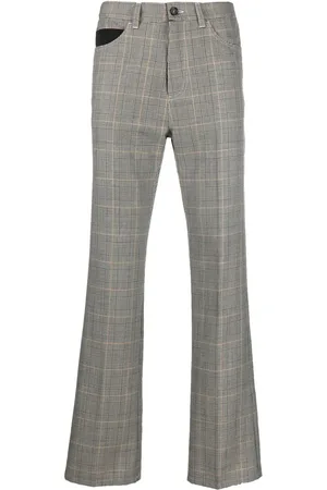 Marni Pantalon droit à motif Prince de Galles