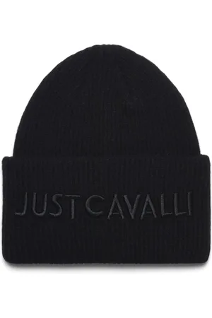 Roberto Cavalli Bonnet à logo brodé