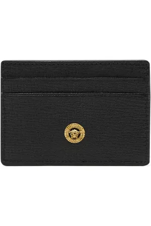 VERSACE Porte-cartes Medusa Biggie en cuir