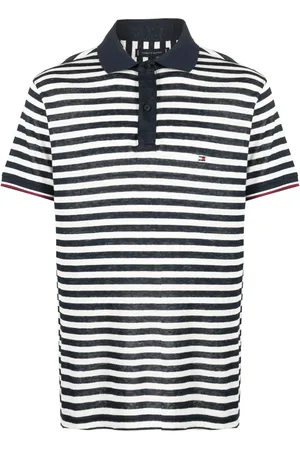 Tommy Hilfiger Polo rayé à patch logo
