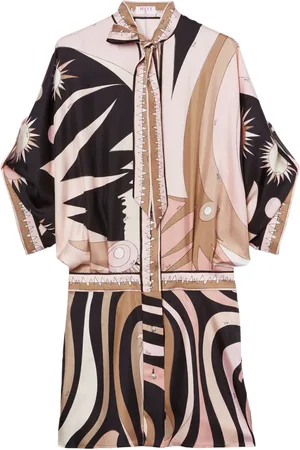 Puccini Robe à imprimé Marmo