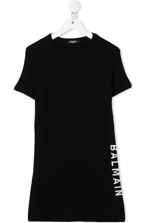 Balmain Robe à bande logo