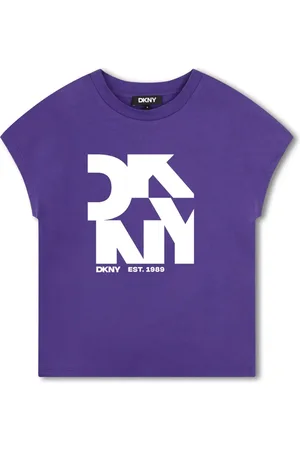 DKNY T-shirt en coton à logo imprimé