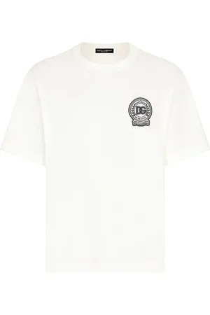Dolce & Gabbana Chemise en coton à logo DG brodé