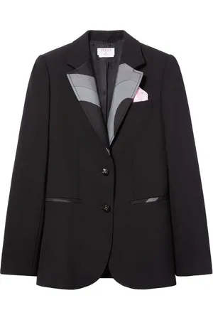 Puccini Blazer boutonné à fleurs