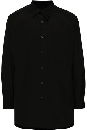 YOHJI YAMAMOTO Chemise en coton à col asymétrique