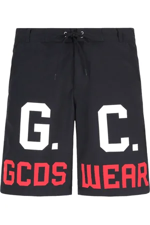 GCDS Short de bain à logo imprimé