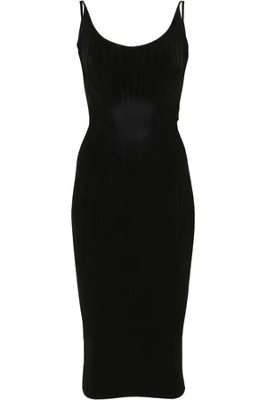 MUGLER Robe en maille à coupe mi-longue