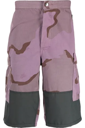 OAMC Short cargo à motif camouflage